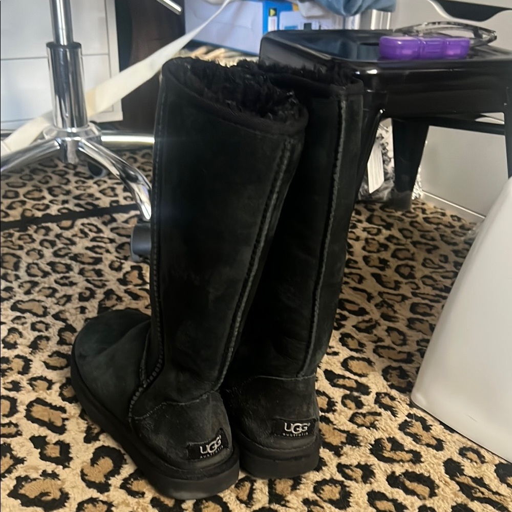 UGG Black Suede Boots